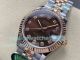Swiss Copy ARF Rolex 31mm Datejust Two-tone Rose Gold Chocolate Diamond Dial Watch (2)_th.jpg